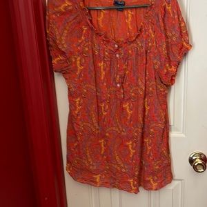 Lightweight summer top. Bright colors